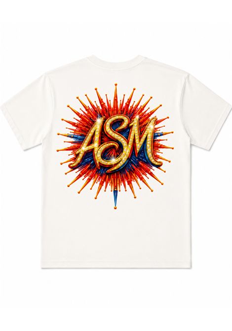 T-shirt con strass ARTSUPERMONEY | LAS VEGASOFF W